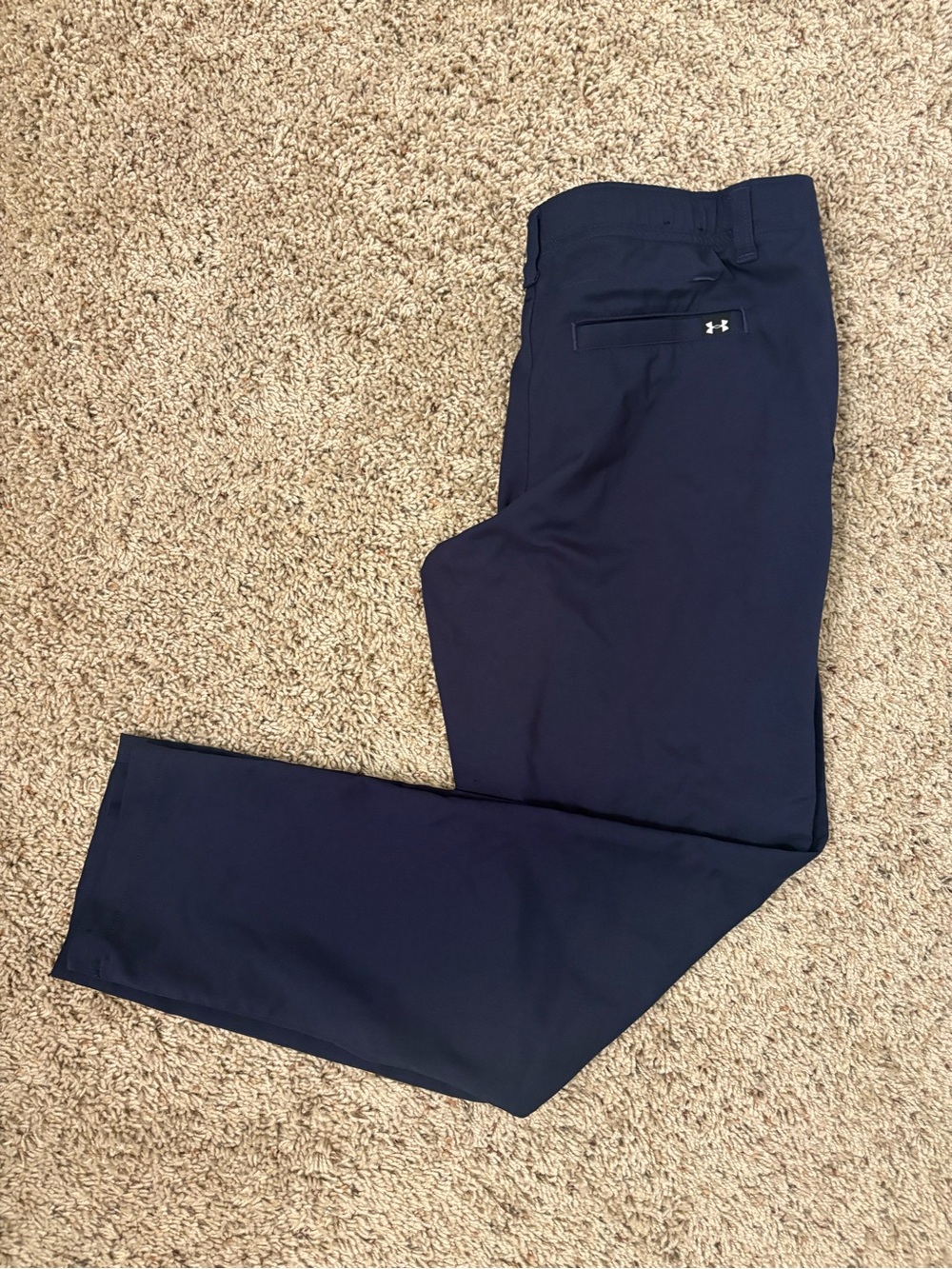 Under Armour Boys Navy Chino Golf Pants